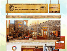 Tablet Screenshot of hoteldivisadero.com